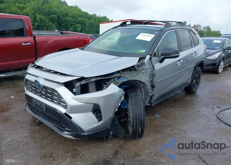2019 Toyota Rav4 Hybrid Xse z USA, uszkodzony, nr VIN JTMEWRFV7KJ021873